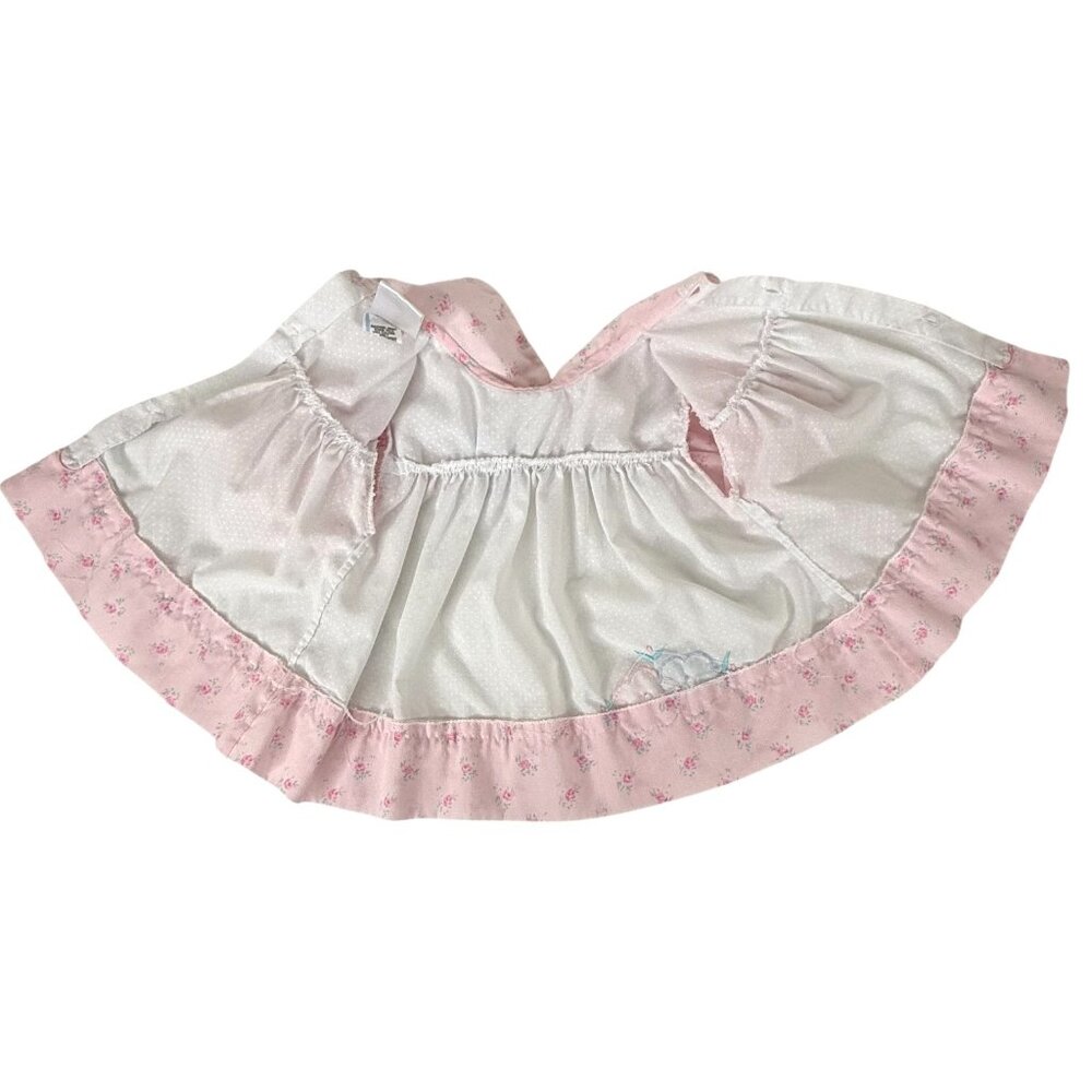 VTG Sears Baby Girls Infant Toddler Dress 24 Months Pink & White Floral Bloomers - Picture 14 of 14
